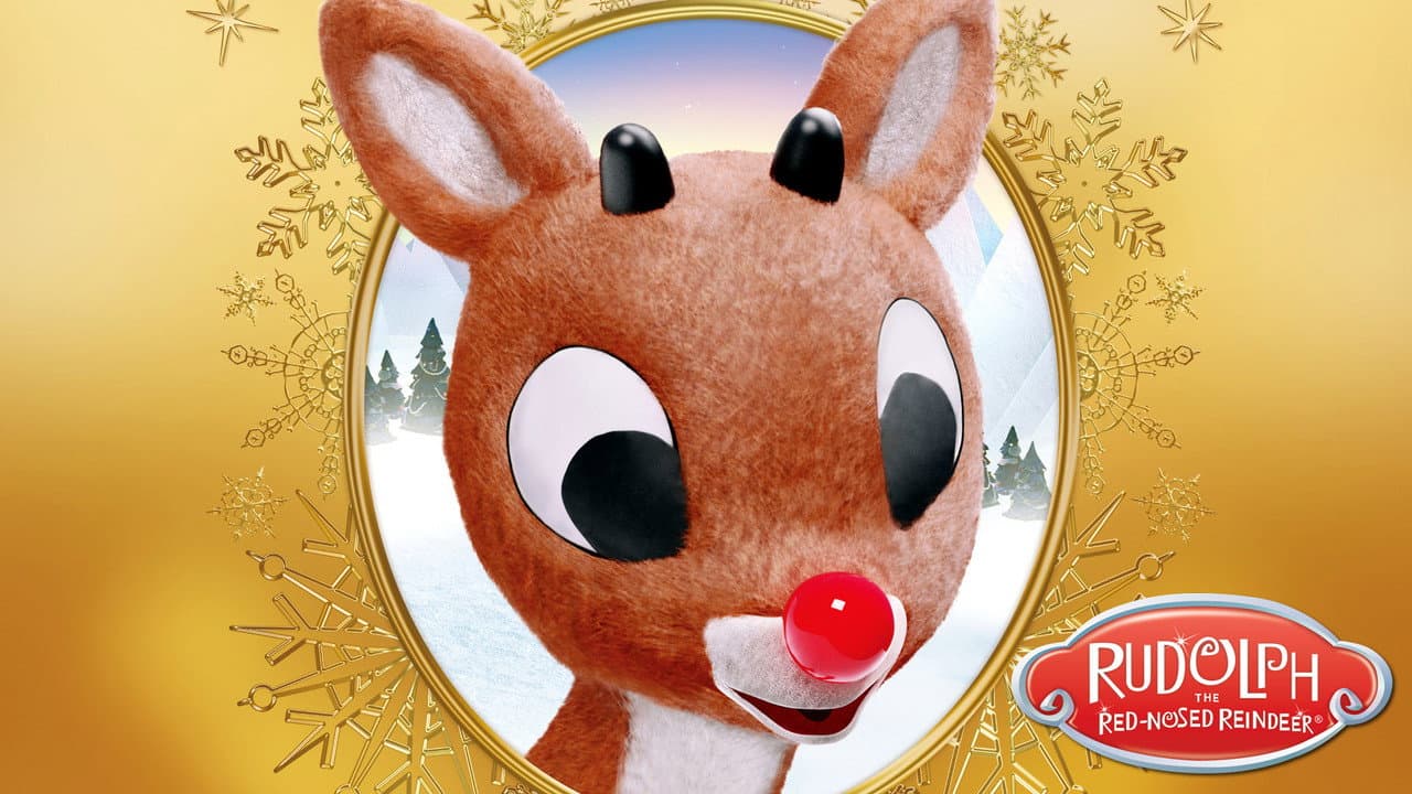 Rudolph the Red-Nosed Reindeer — backdrops with title 1