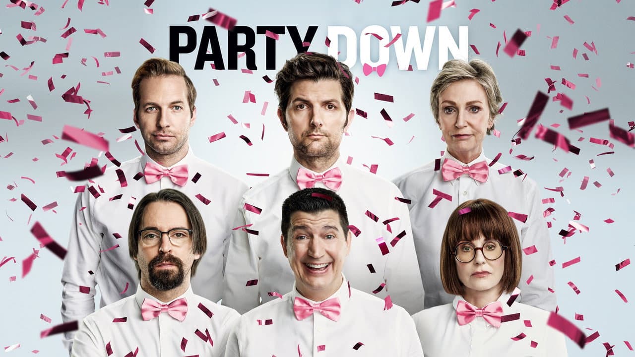 Party Down — backdrops with title 1
