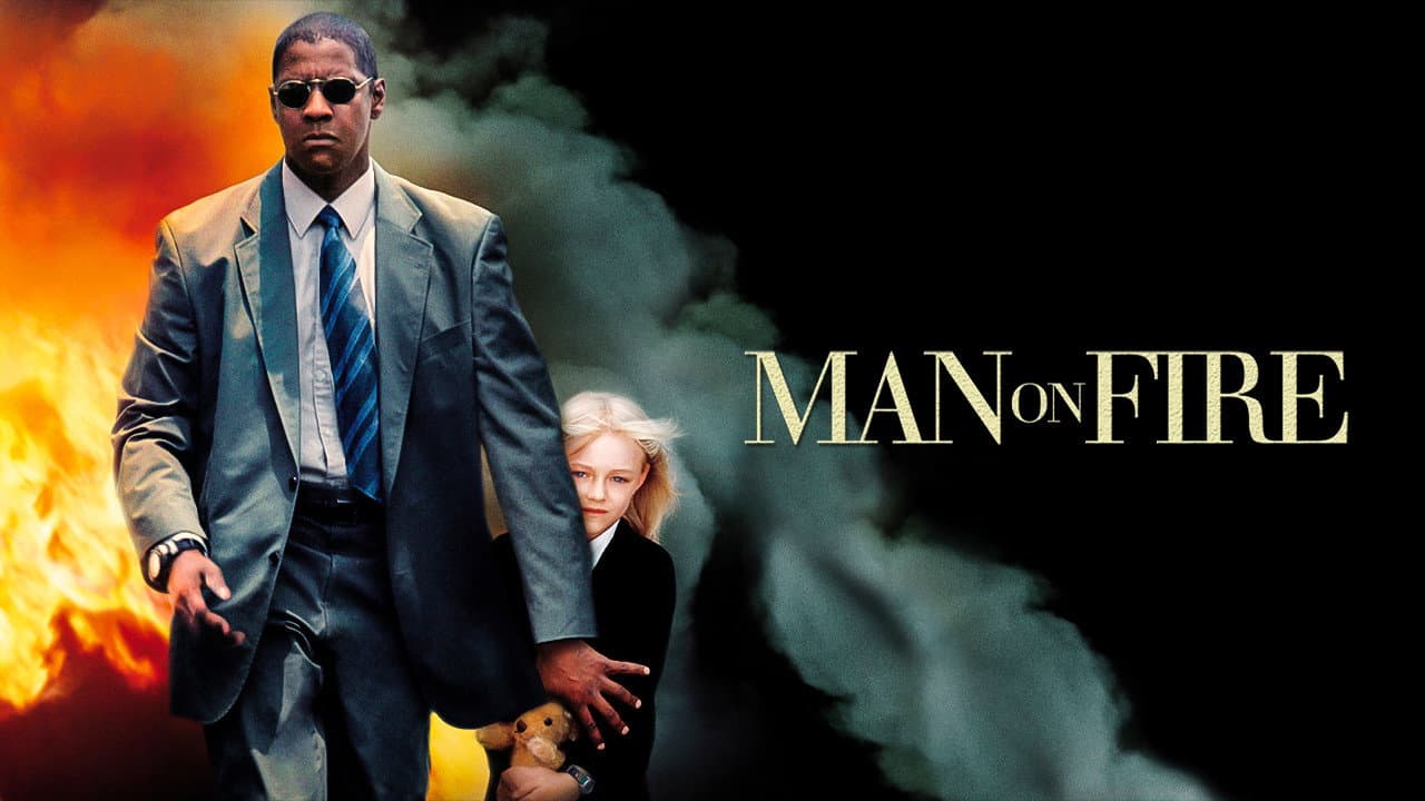 Man on Fire — backdrops with title 4