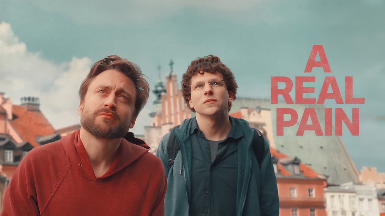 A Real Pain — backdrops with title 2