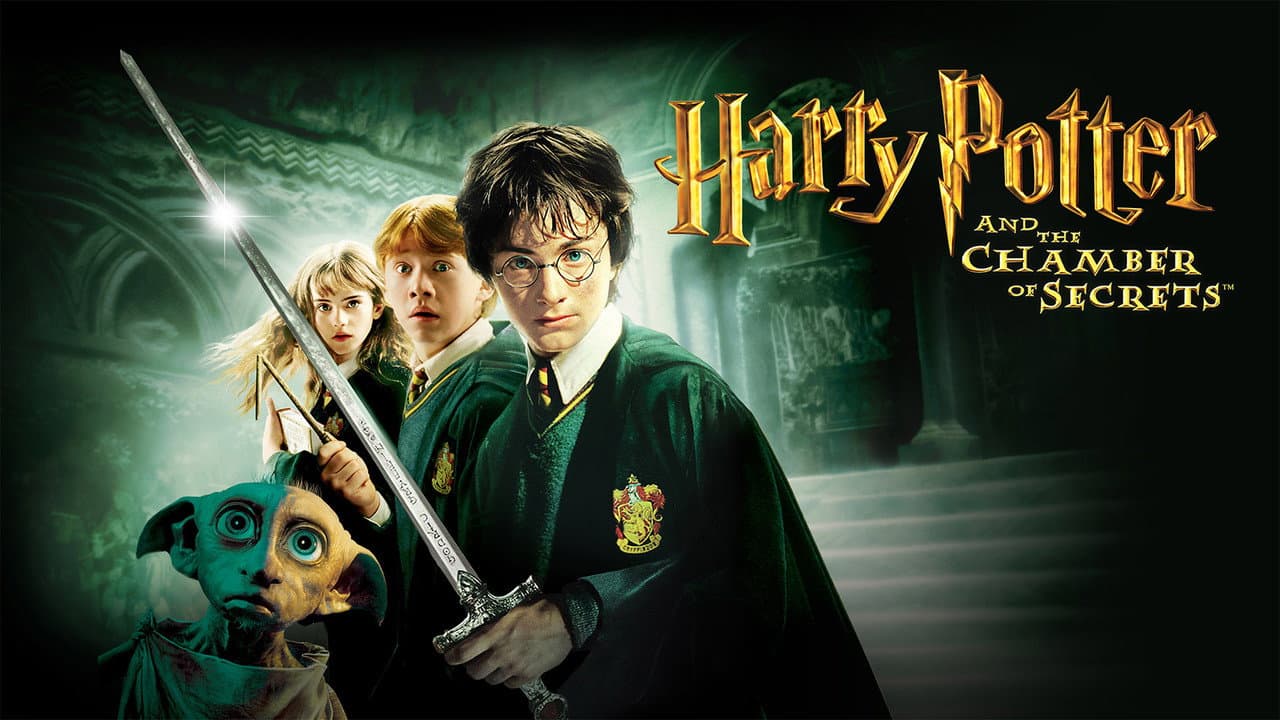 Harry Potter and the Chamber of Secrets — backdrops with title 4