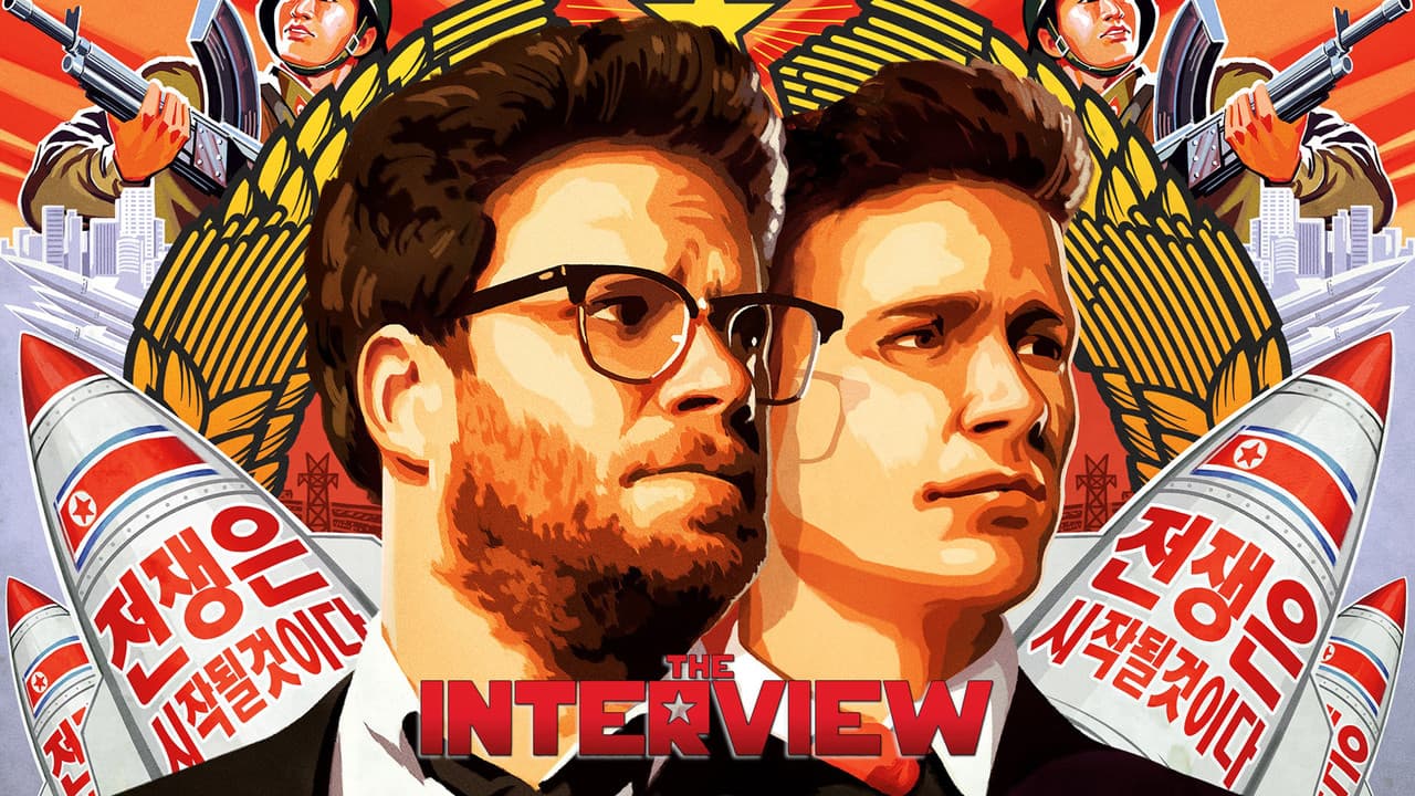 The Interview — backdrops with title 2