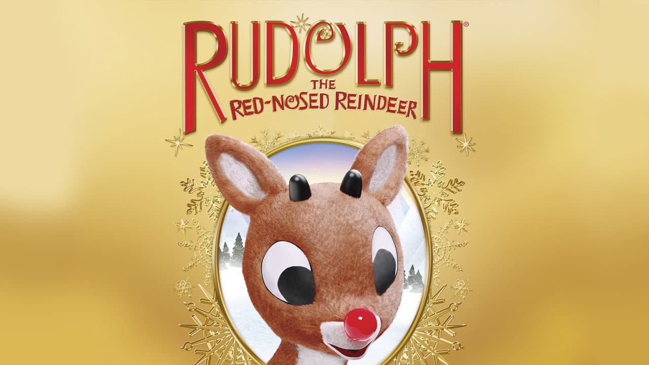 Rudolph the Red-Nosed Reindeer — backdrops with title 7