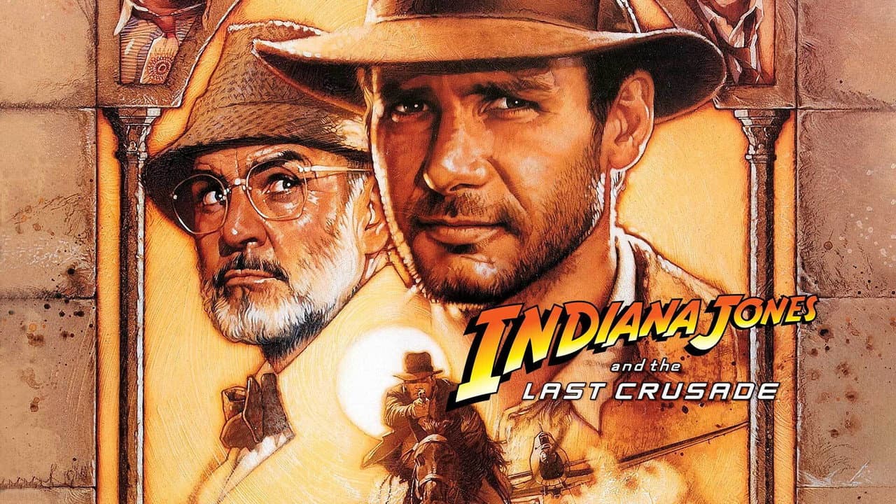 Indiana Jones and the Last Crusade — backdrops with title 3