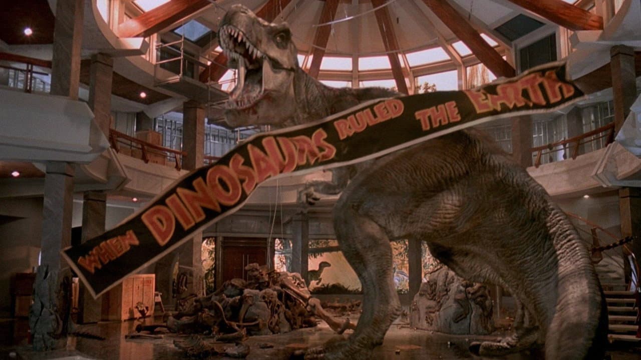Jurassic Park — backdrops with title 7