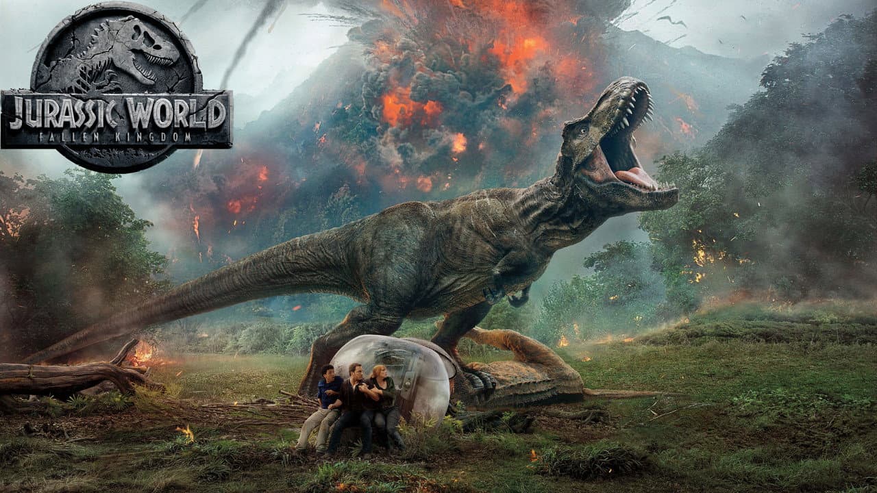 Jurassic World: Fallen Kingdom — backdrops with title 6