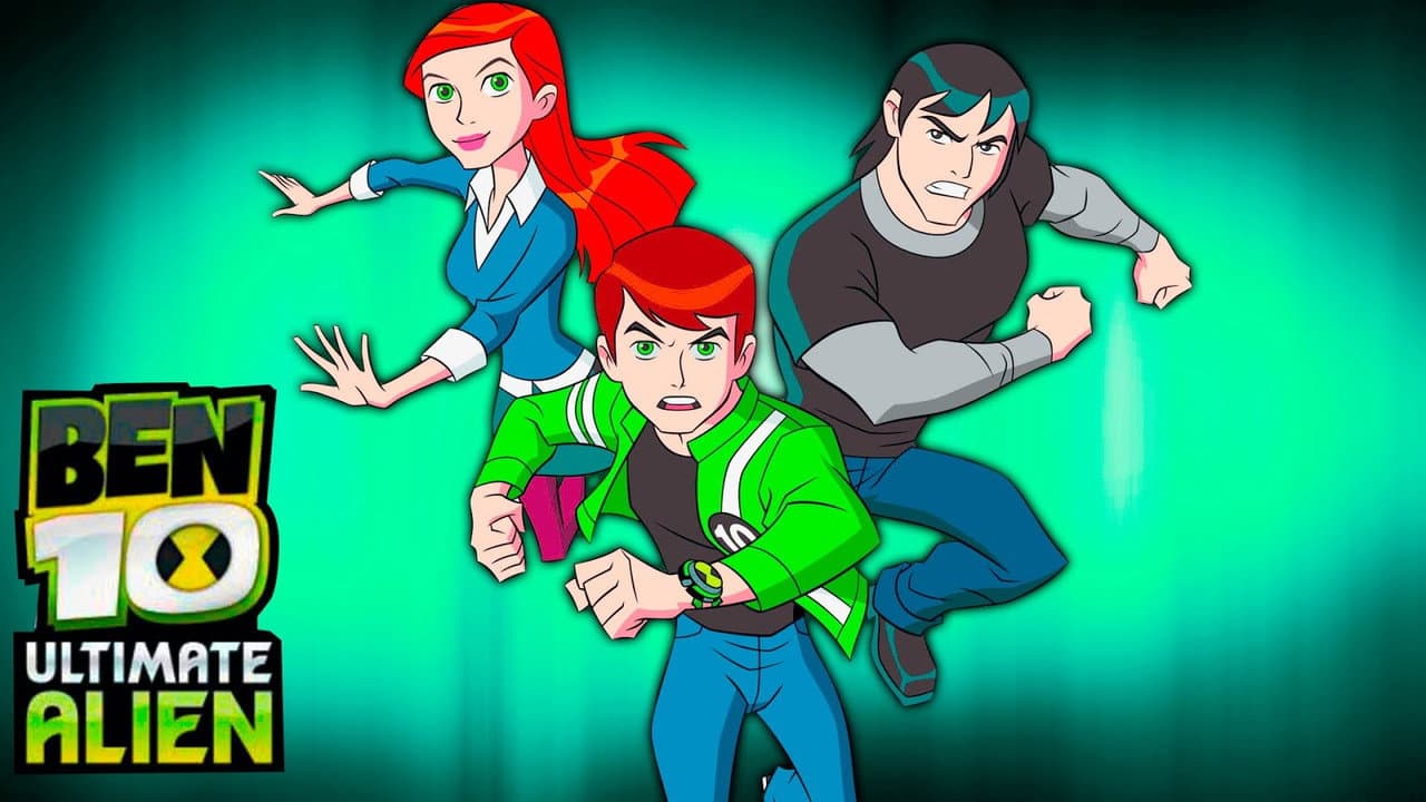 Ben 10: Ultimate Alien — backdrops with title 2