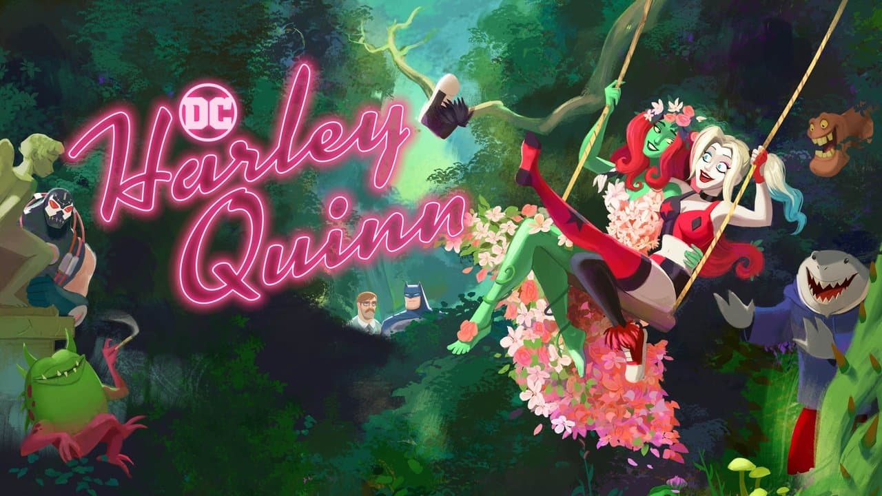 Harley Quinn — backdrops with title 1