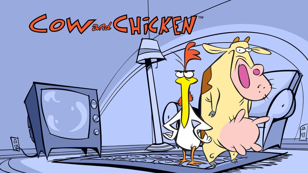 Cow and Chicken — backdrops with title 4