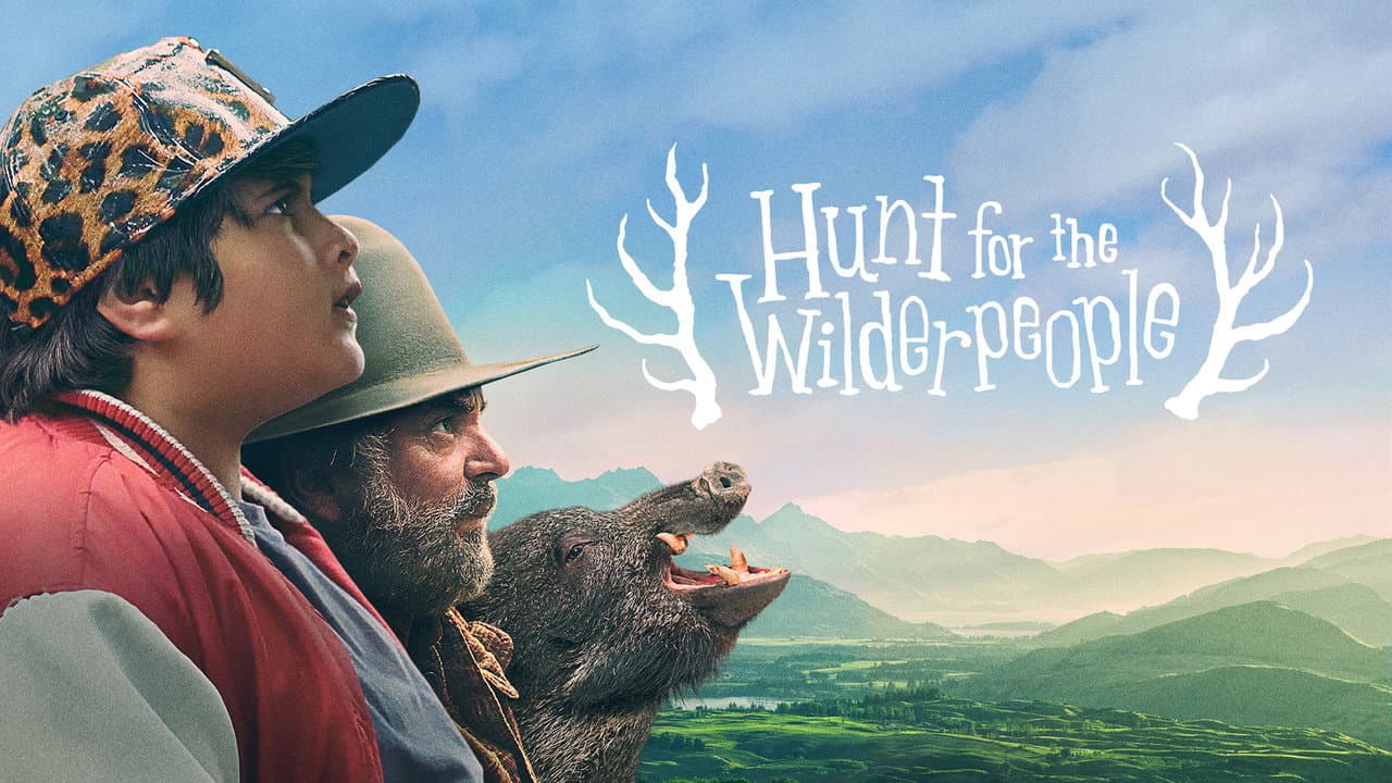 Hunt for the Wilderpeople — backdrops with title 2