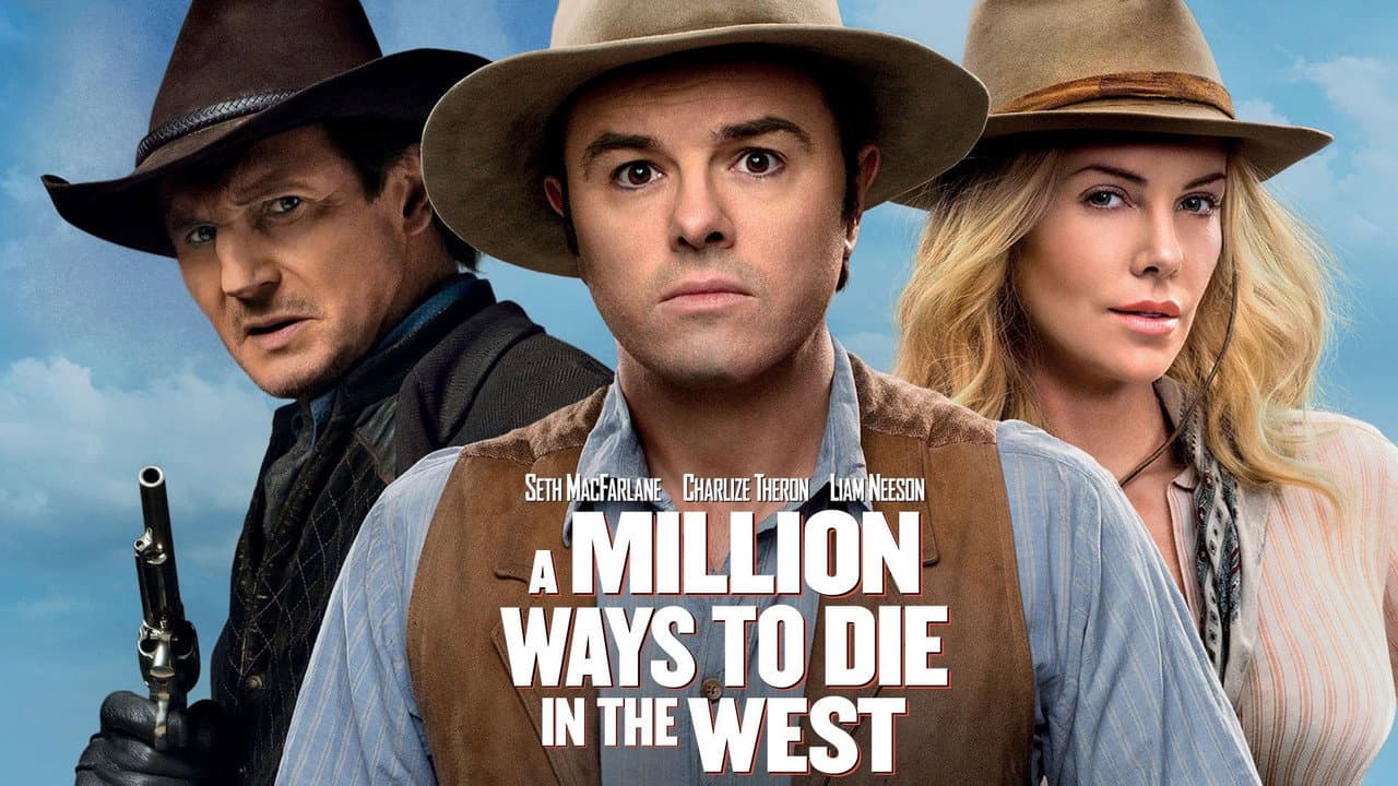 A Million Ways to Die in the West — backdrops with title 1