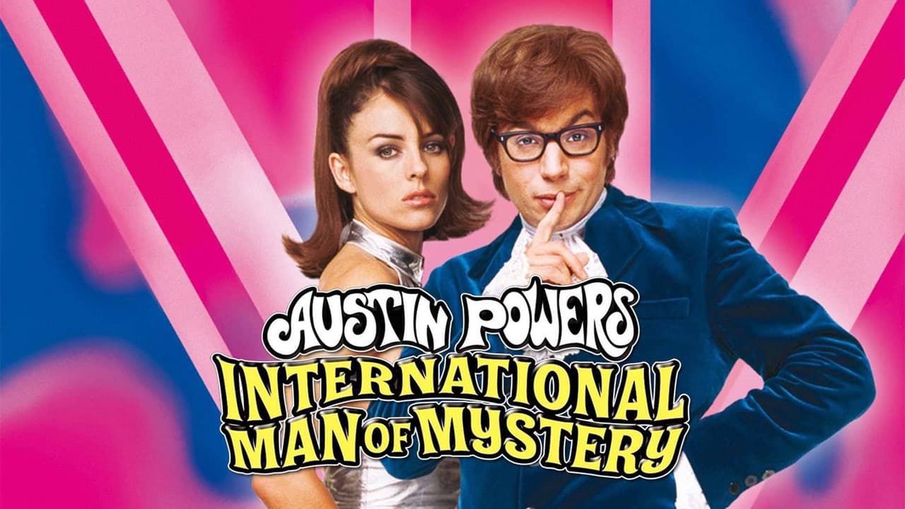 Austin Powers: International Man of Mystery — backdrops with title 3