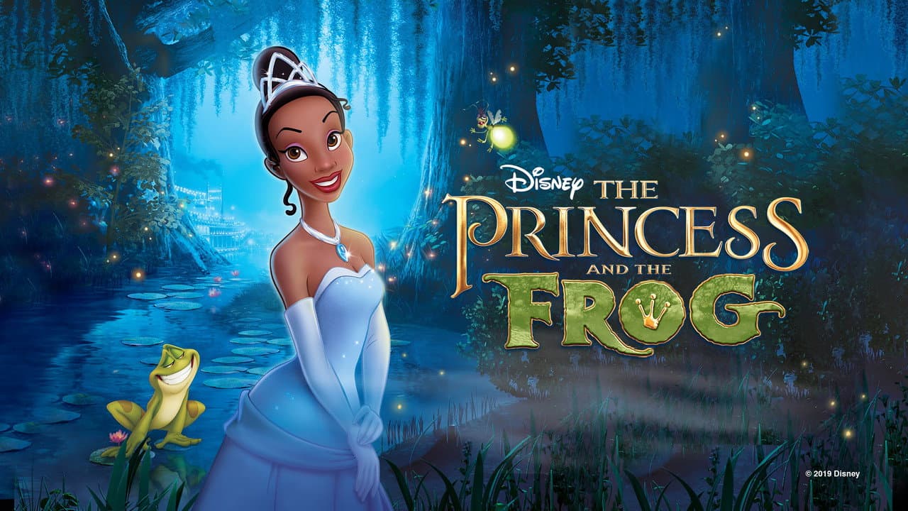 The Princess and the Frog — backdrops with title 7