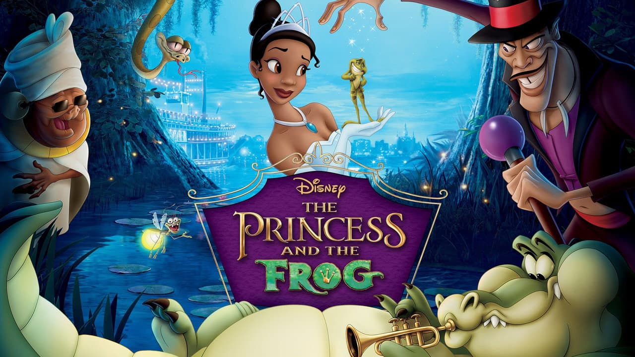 The Princess and the Frog — backdrops with title 2