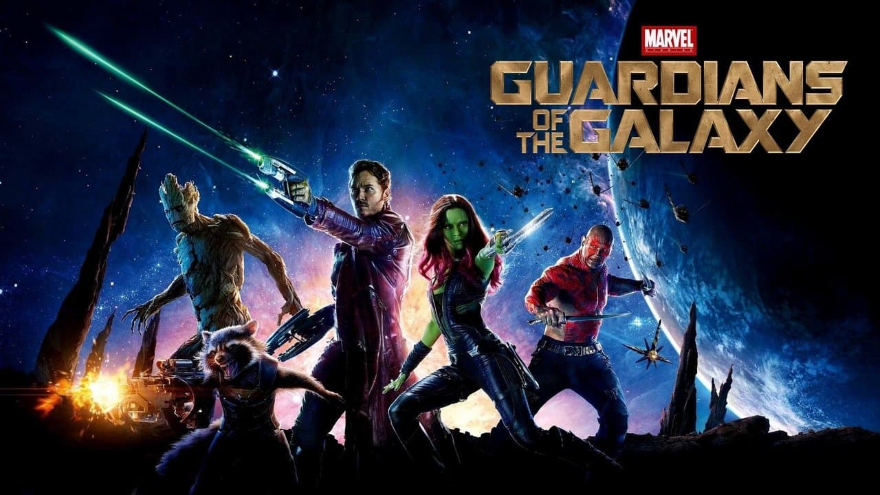 Guardians of the Galaxy — backdrops with title 1