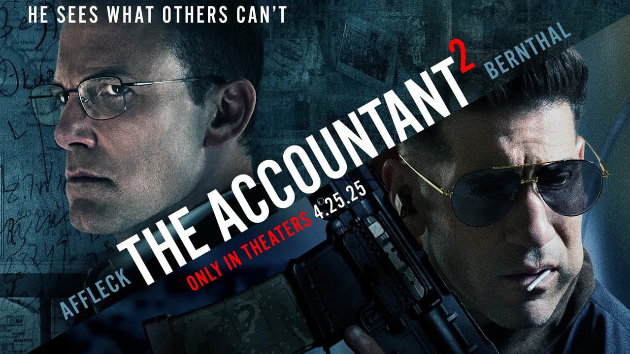 The Accountant² — backdrops with title 4