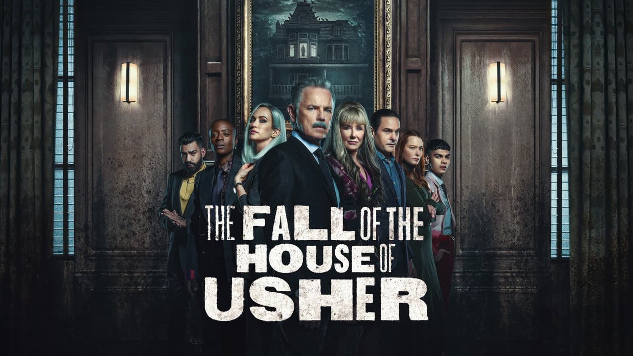 The Fall of the House of Usher — backdrops with title 1