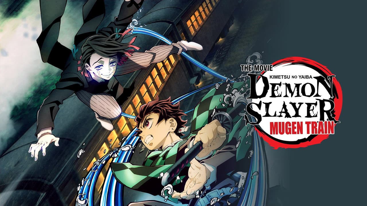 Demon Slayer -Kimetsu no Yaiba- The Movie: Mugen Train — backdrops with title 3