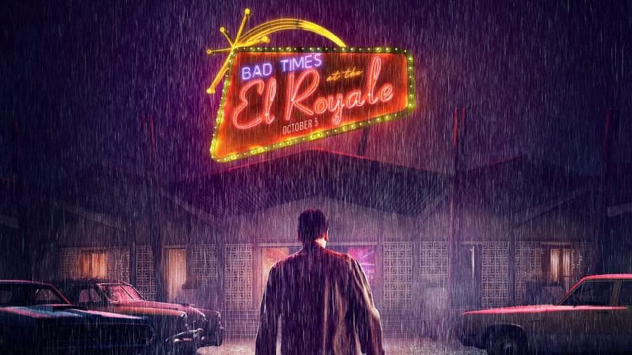 Bad Times at the El Royale — backdrops with title 3