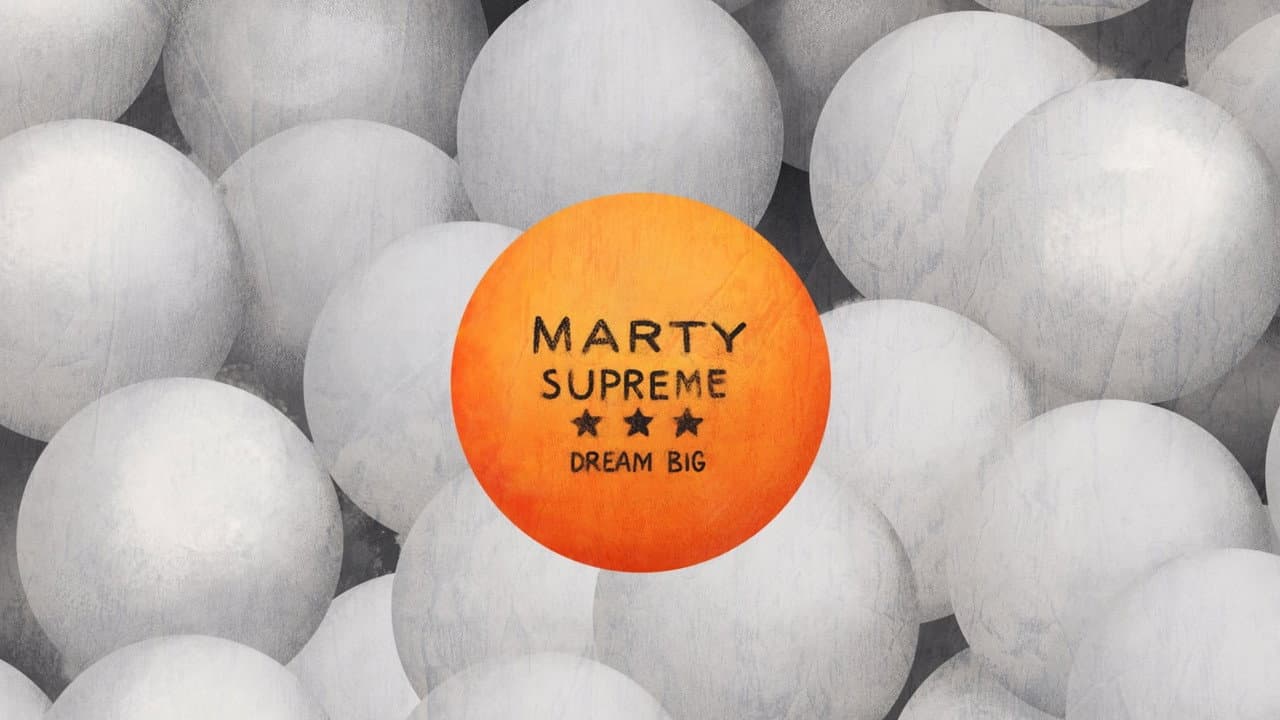 Marty Supreme — backdrops with title 5
