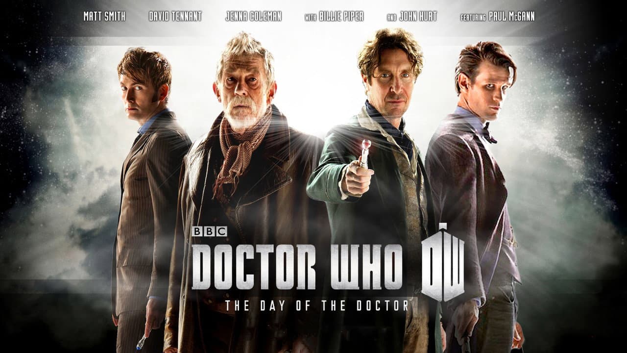 Doctor Who: The Day of the Doctor — backdrops with title 1