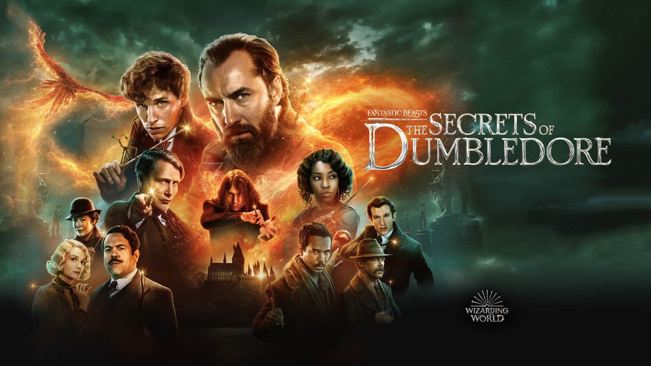 Fantastic Beasts: The Secrets of Dumbledore — backdrops with title 1