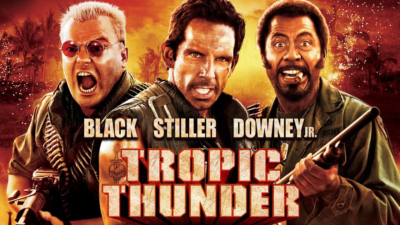 Tropic Thunder — backdrops with title 5
