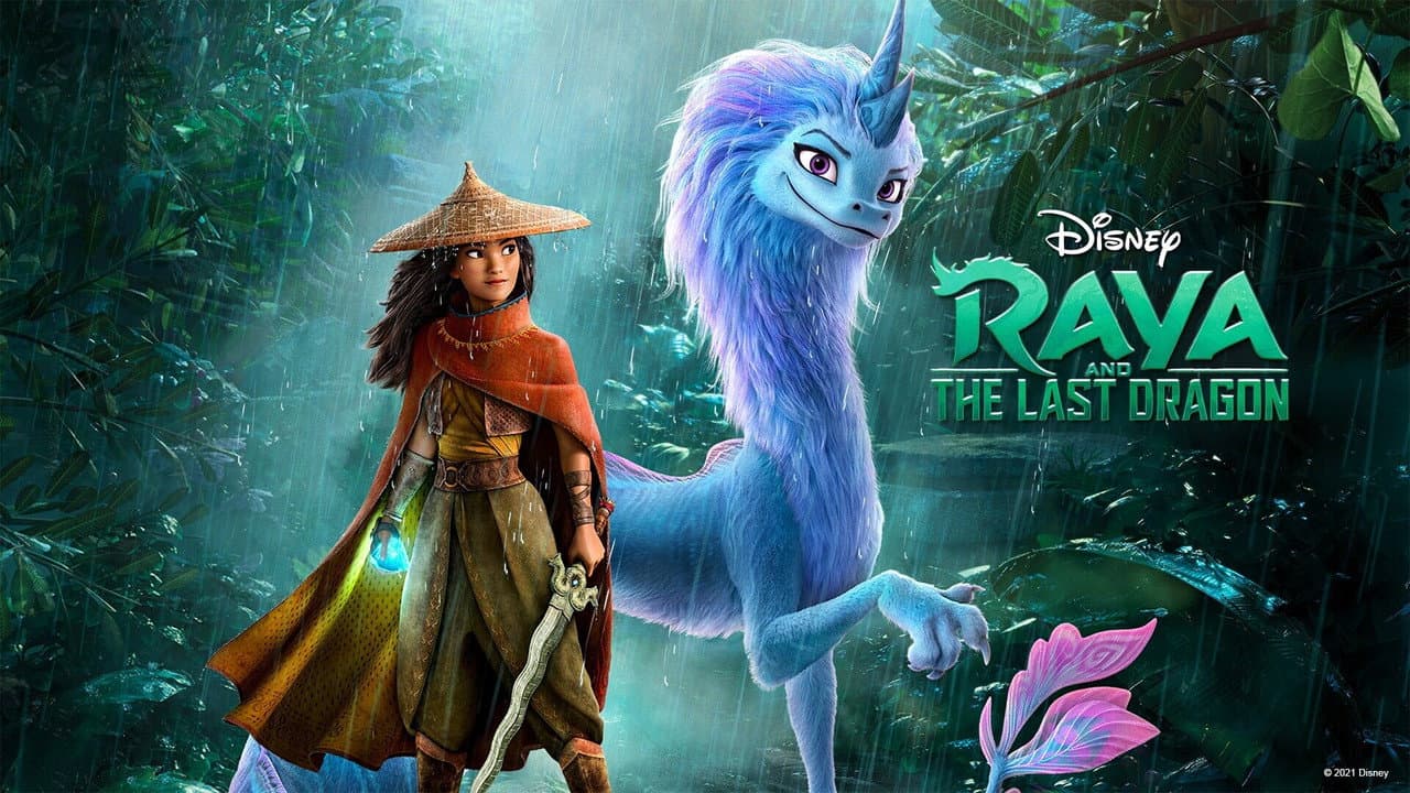 Raya and the Last Dragon — backdrops with title 6