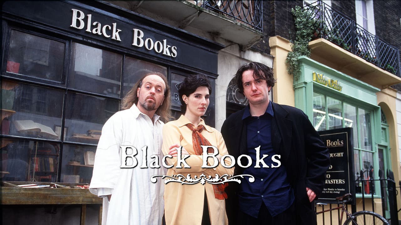Black Books — backdrops with title 3