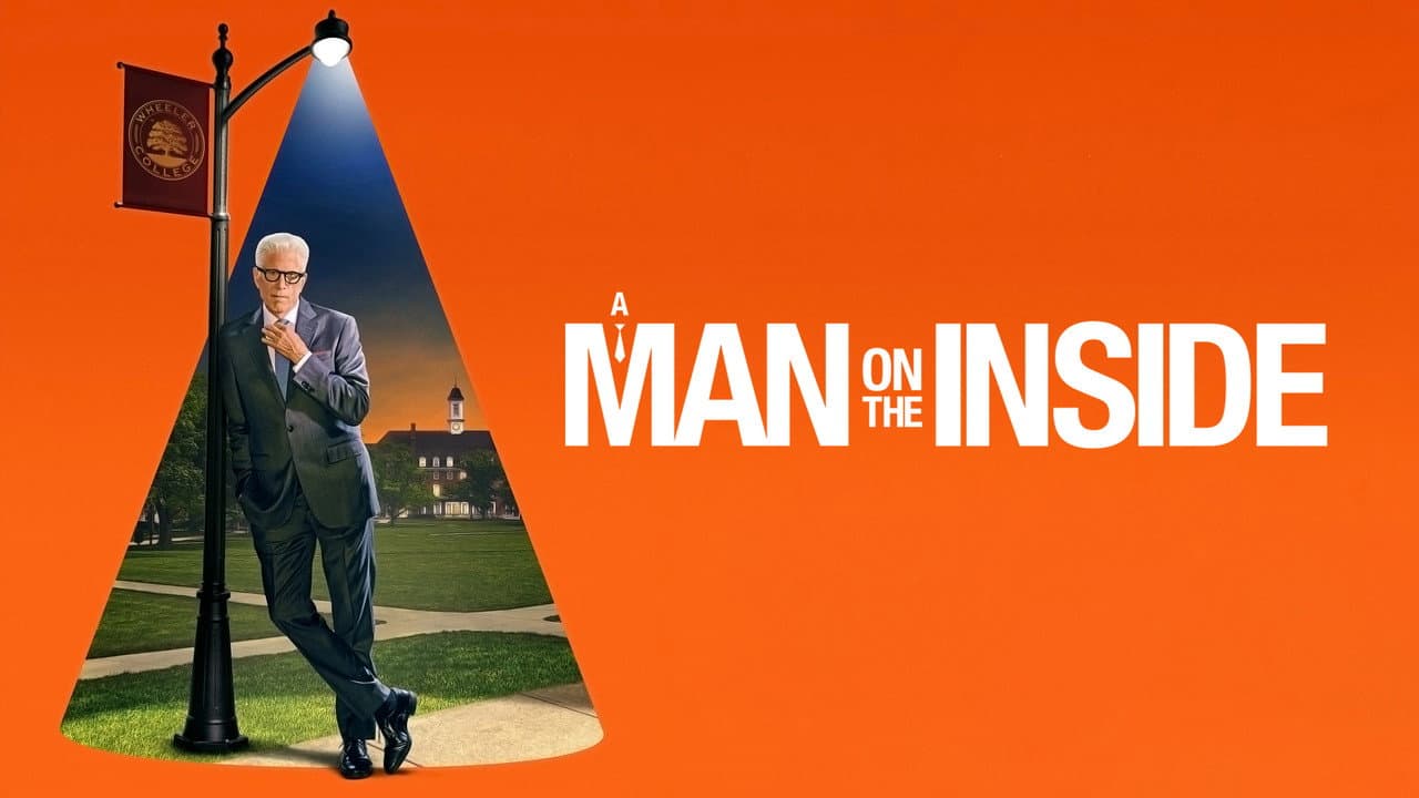 A Man on the Inside — backdrops with title 3