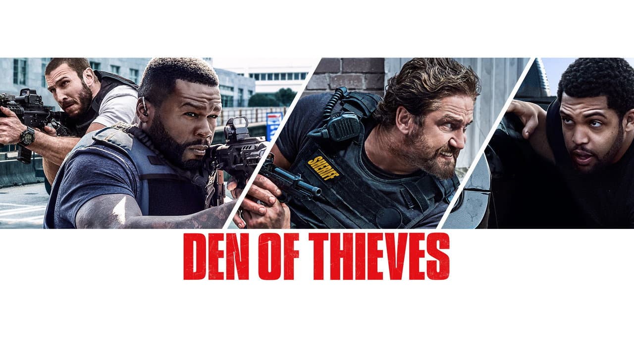 Den of Thieves — backdrops with title 5