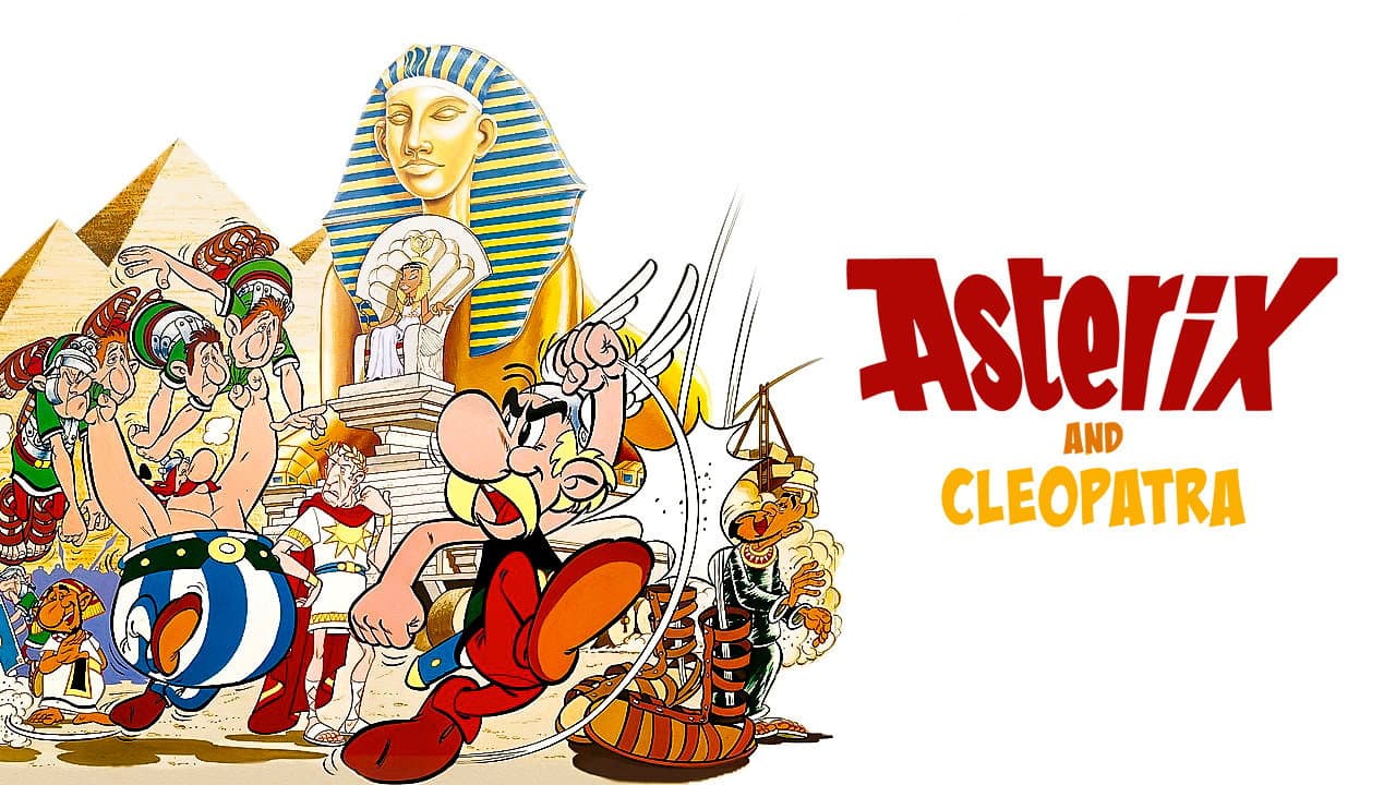 Asterix and Cleopatra — backdrops with title 2