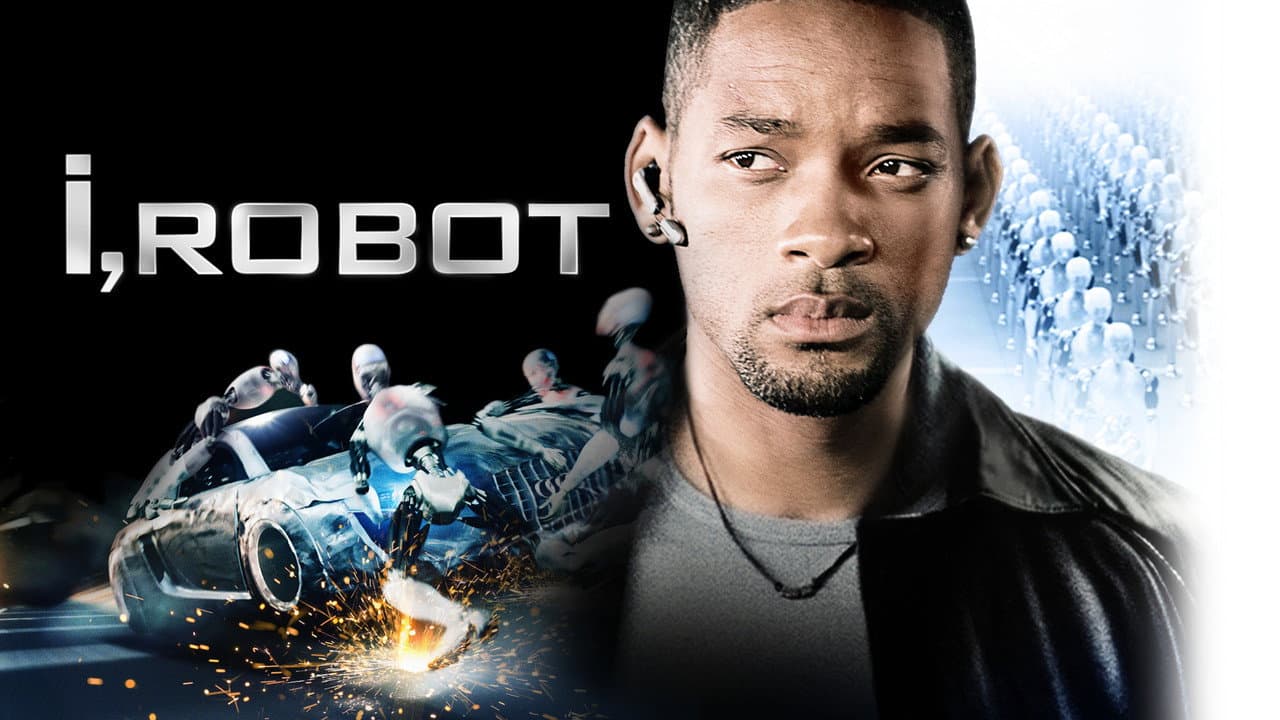 I, Robot — backdrops with title 2