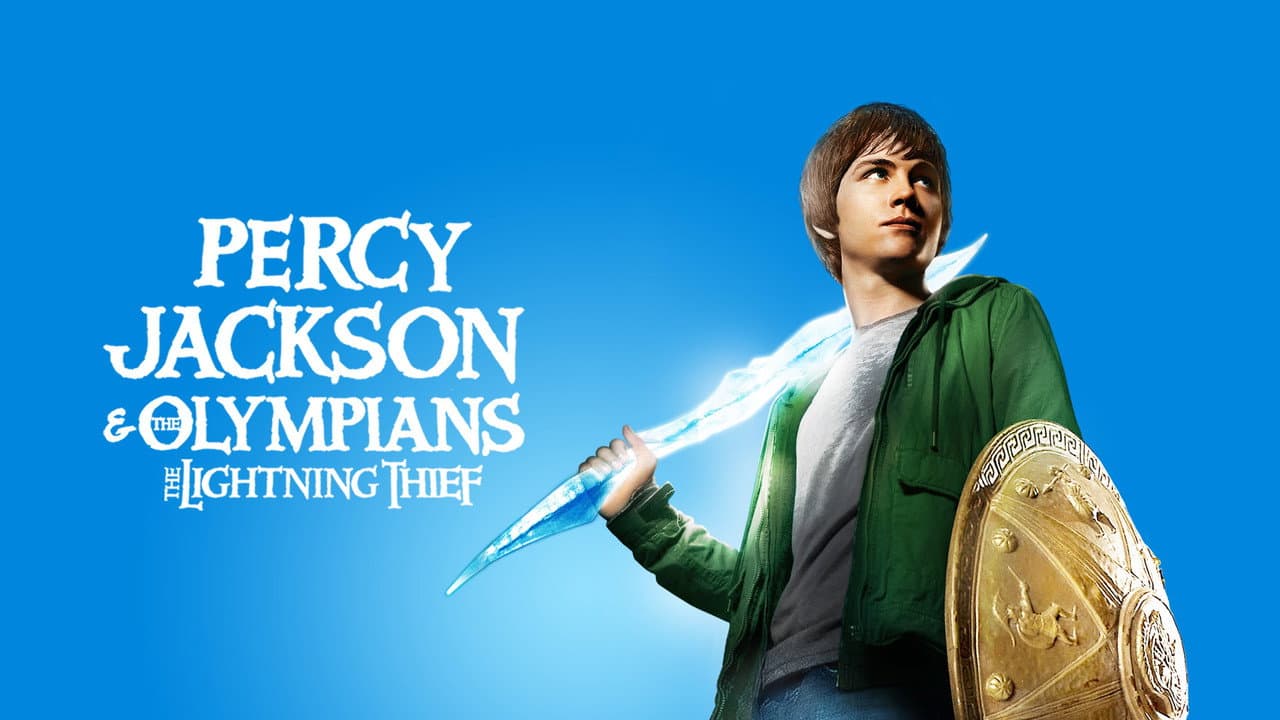 Percy Jackson & the Olympians: The Lightning Thief — backdrops with title 5