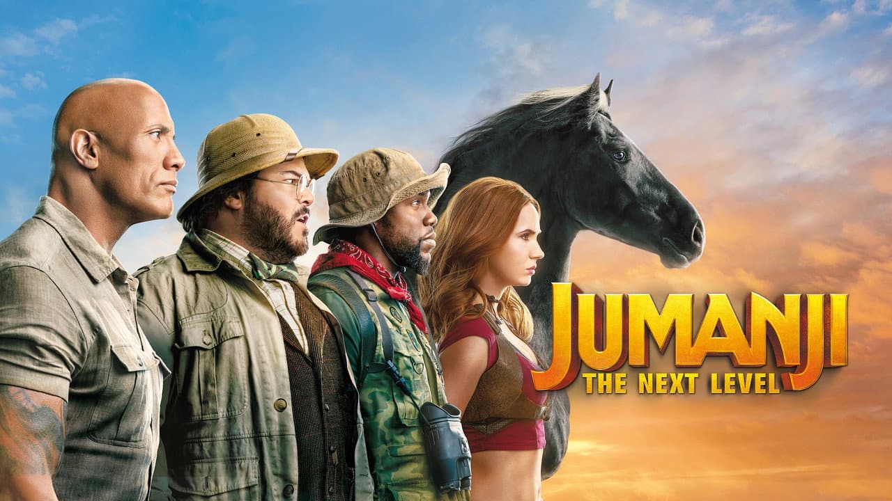 Jumanji: The Next Level — backdrops with title 3
