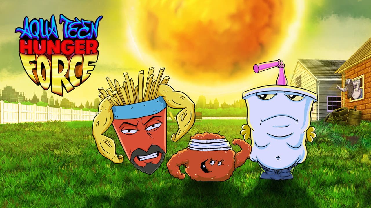 Aqua Teen Hunger Force — backdrops with title 4