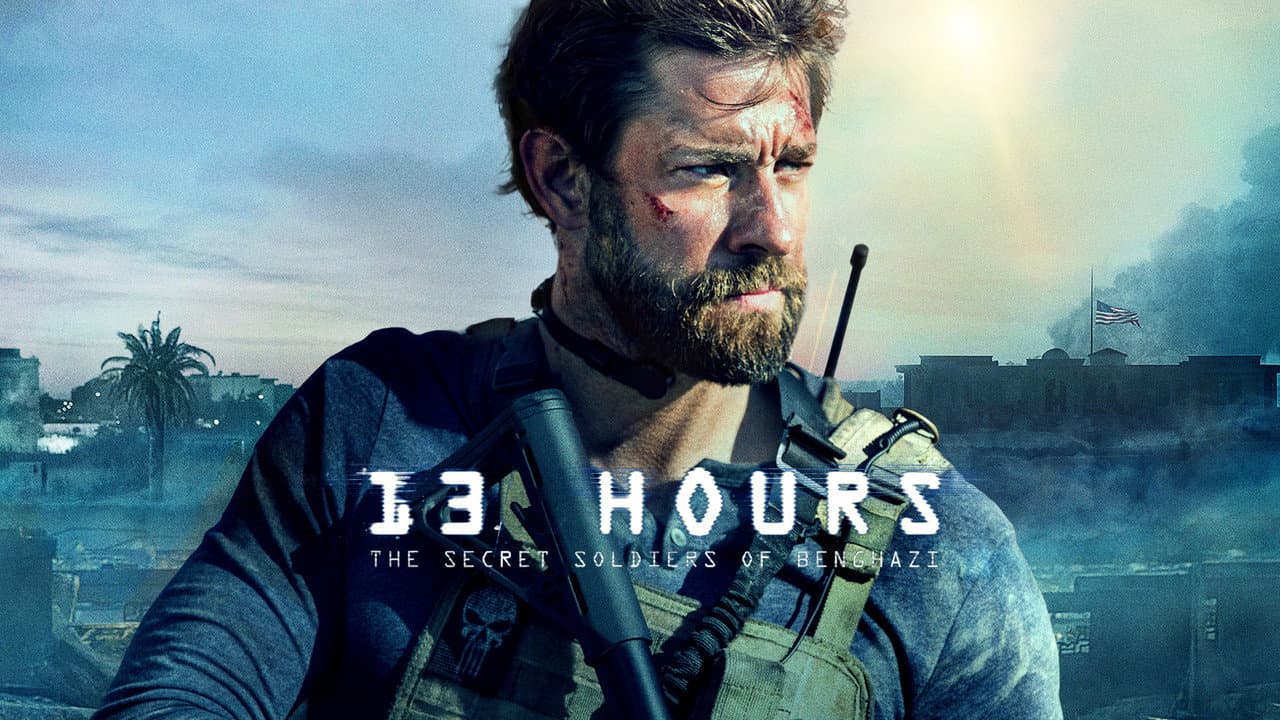 13 Hours: The Secret Soldiers of Benghazi — backdrops with title 7