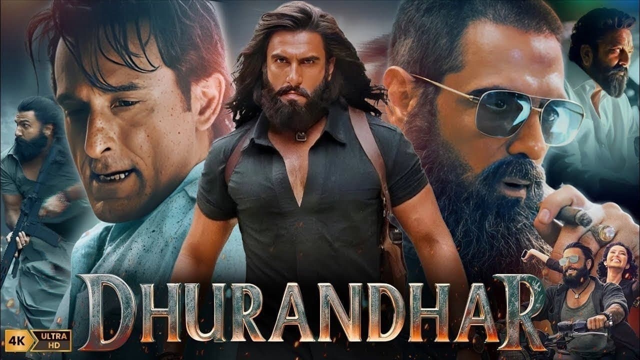 Dhurandhar — backdrops with title 3