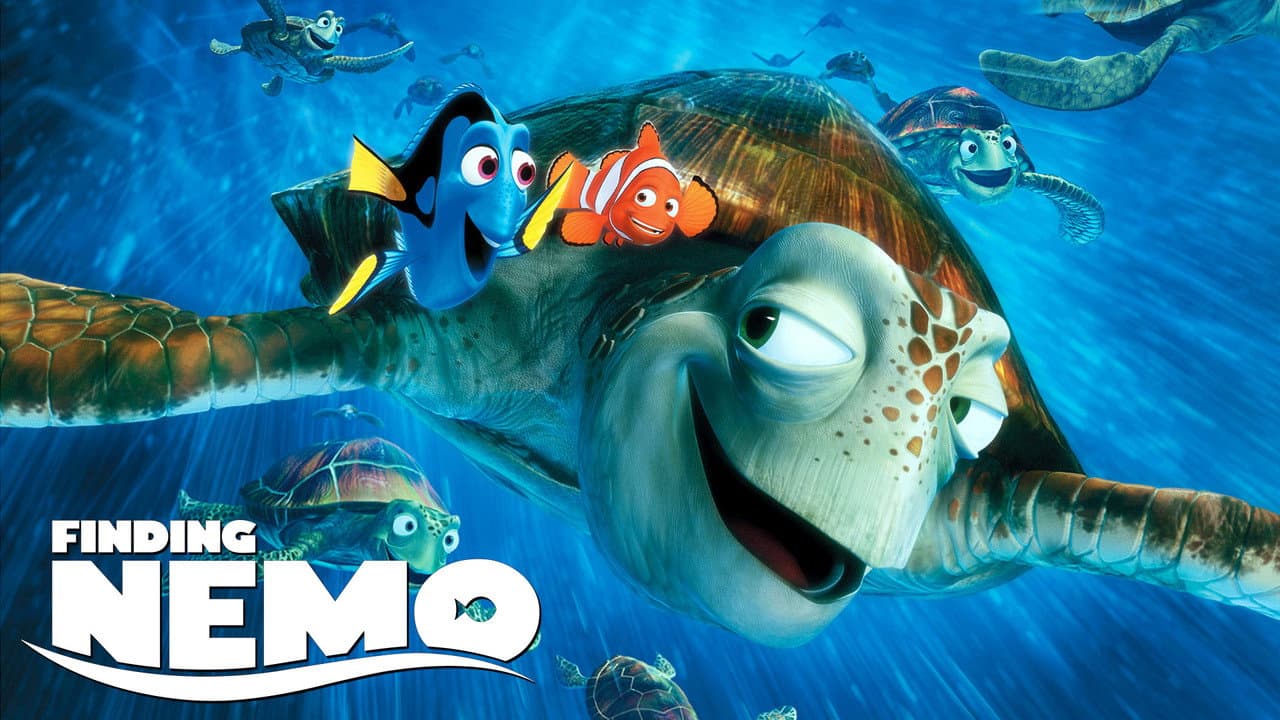 Finding Nemo — backdrops with title 3