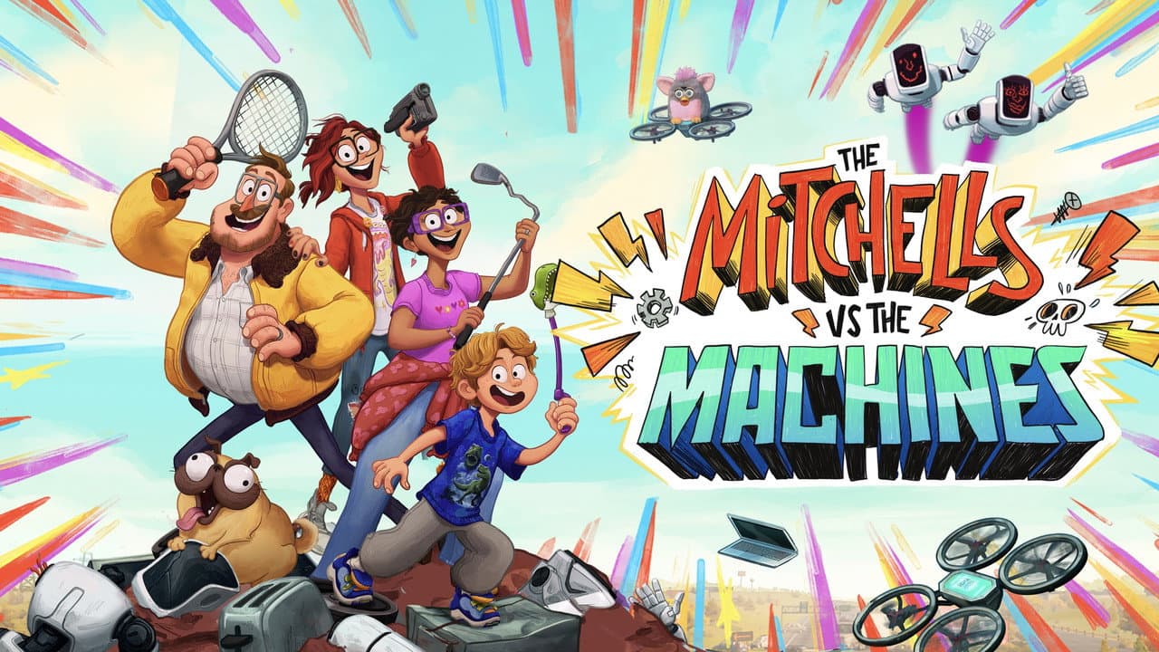 The Mitchells vs. the Machines — backdrops with title 3