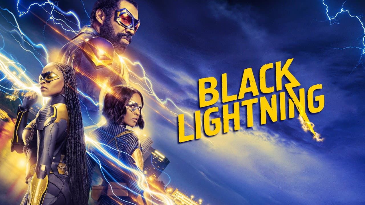 Black Lightning — backdrops with title 3