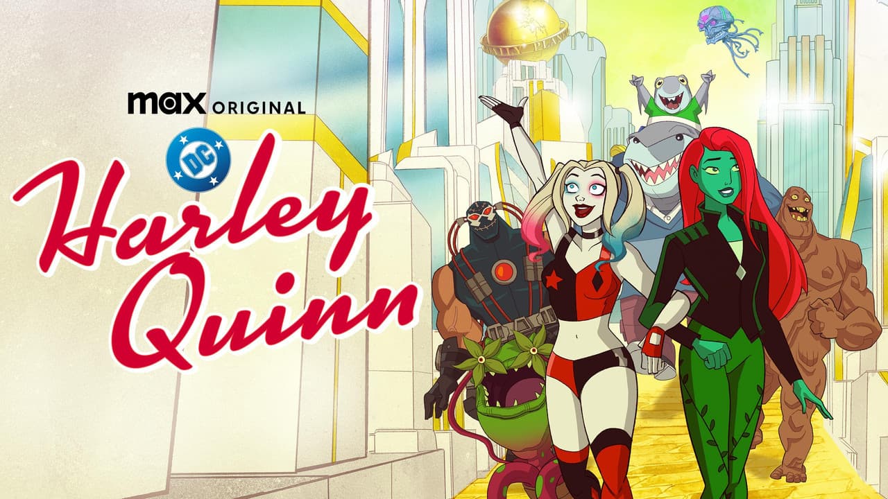 Harley Quinn — backdrops with title 4