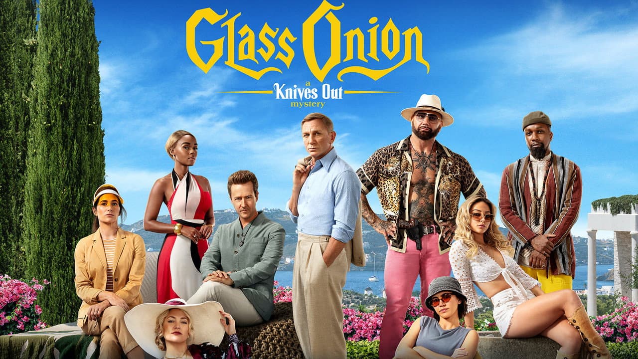 Glass Onion: A Knives Out Mystery — backdrops with title 2