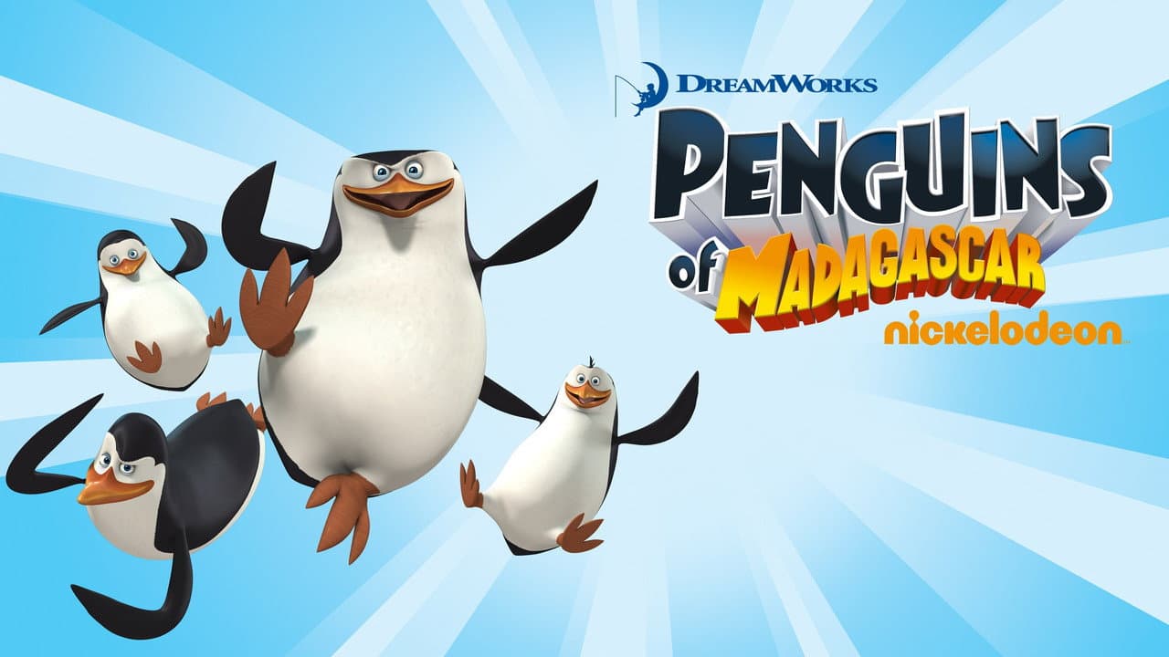 The Penguins of Madagascar — backdrops with title 7