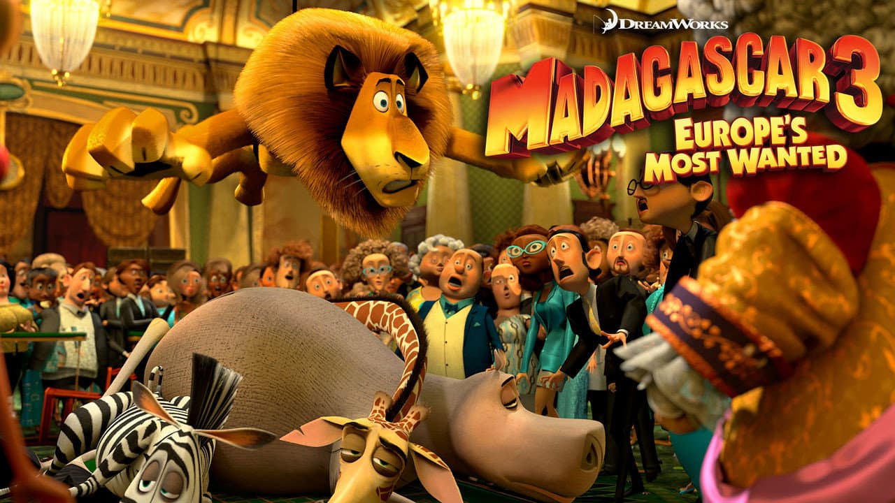 Madagascar 3: Europe's Most Wanted — backdrops with title 8