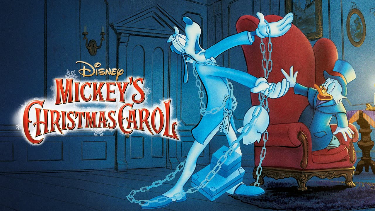 Mickey's Christmas Carol — backdrops with title 4