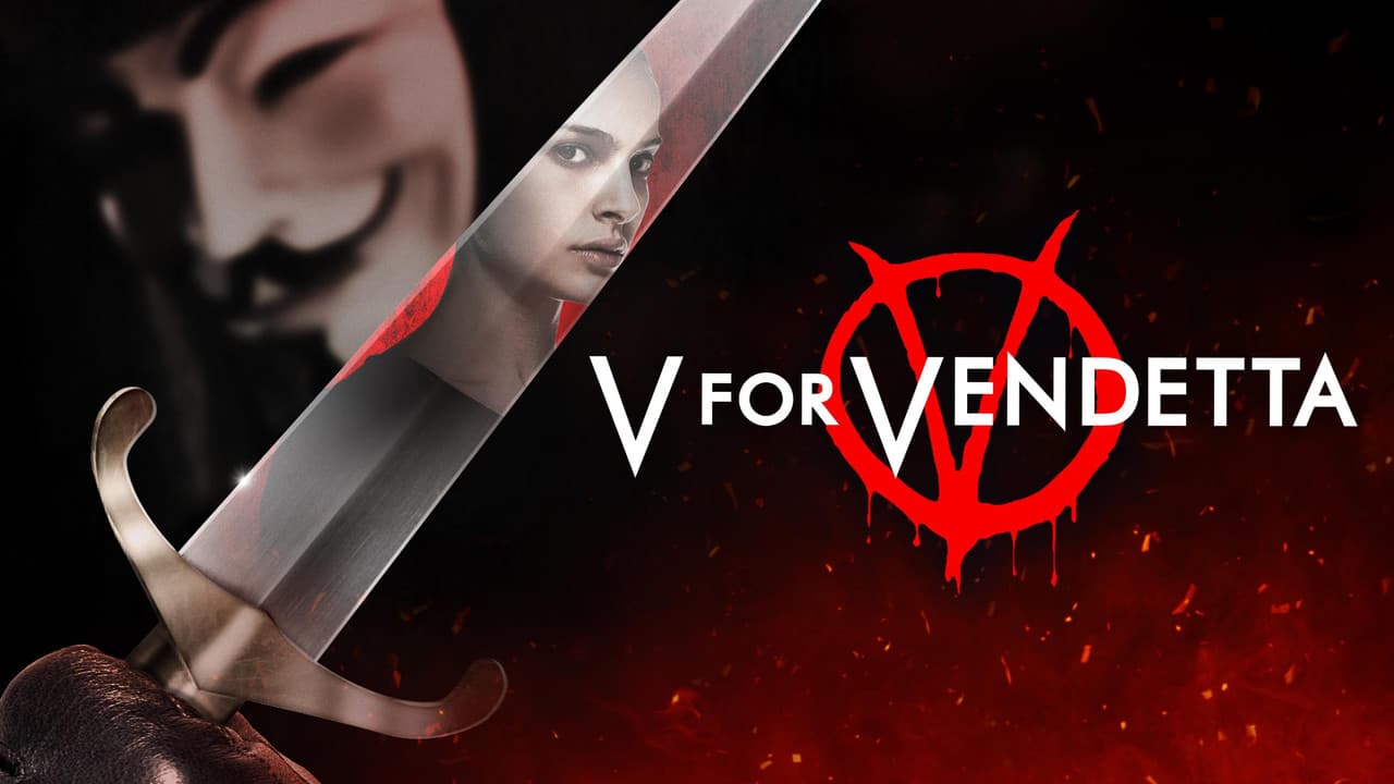V for Vendetta — backdrops with title 1