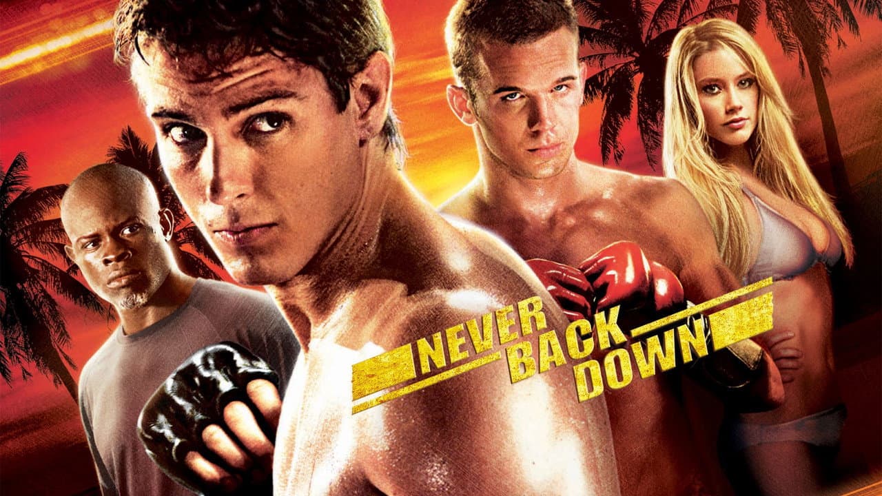 Never Back Down — backdrops with title 1