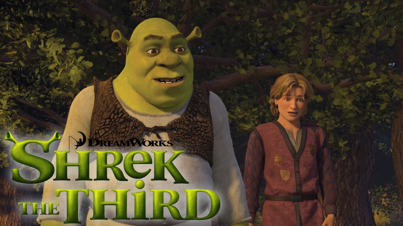 Shrek the Third — backdrops with title 7