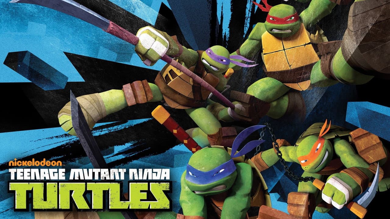 Teenage Mutant Ninja Turtles — backdrops with title 7